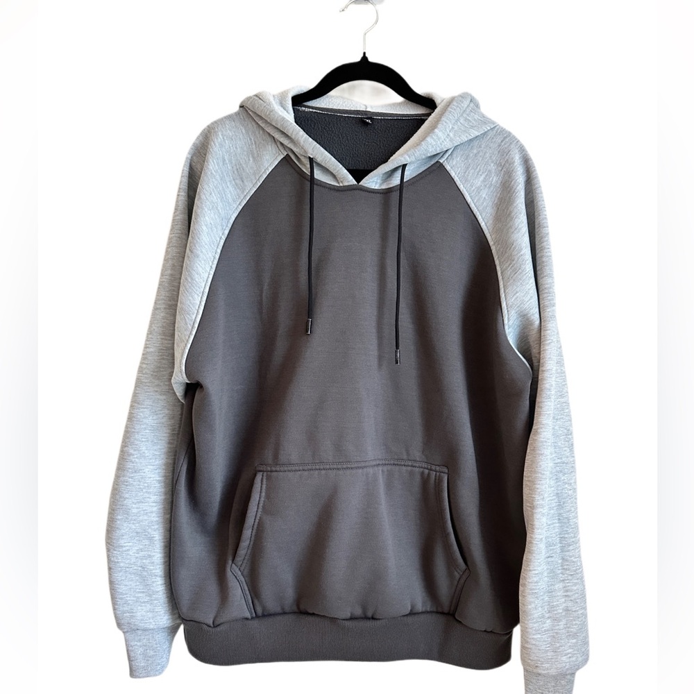 Versatile Monotone Hoodie, XXL